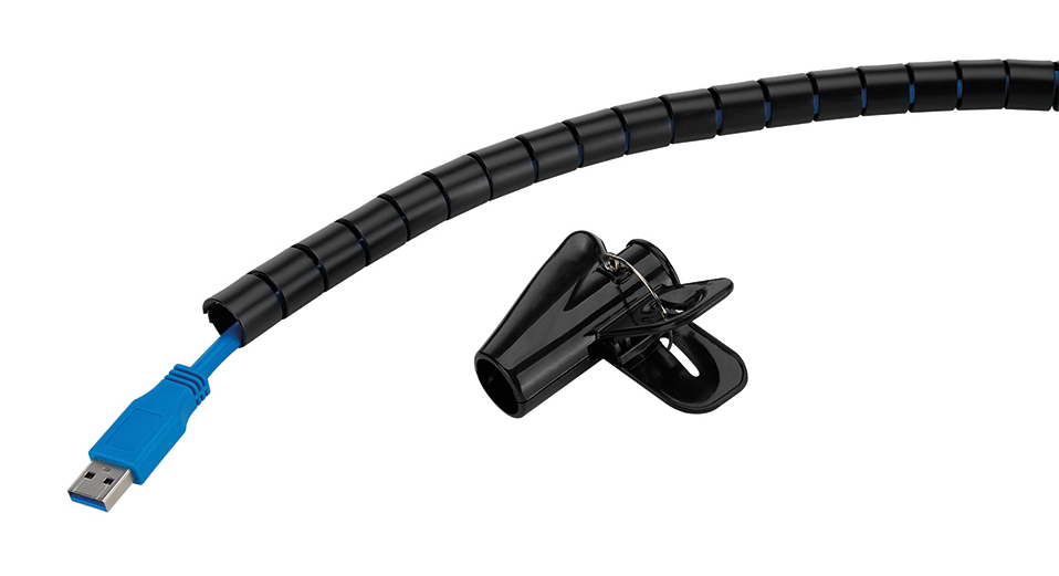 [ADS06-140BL] Neomounts Neomounts ADS06-140BL Kabelspiraal - voor 1-3 kabels - universeel