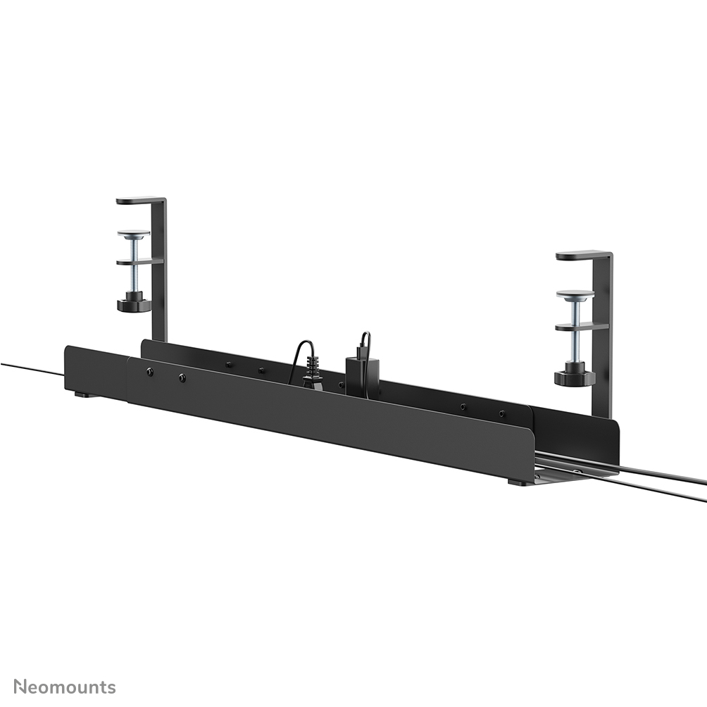 [ADS07-120BL] Neomounts Cable Management Tray max 5 kg. clamp-on design universalblack