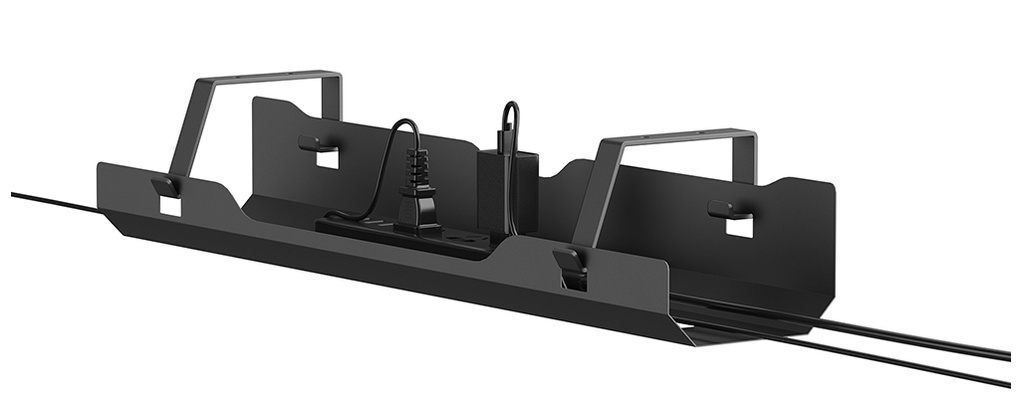 [ADS07-122BL] Neomounts ADS07-122BL Cable management tray - max 5 kg - screw-mounted - universal - black