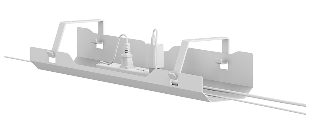 [ADS07-122WH] Neomounts Cable Management Tray max 5 kg. screw mounted universal white
