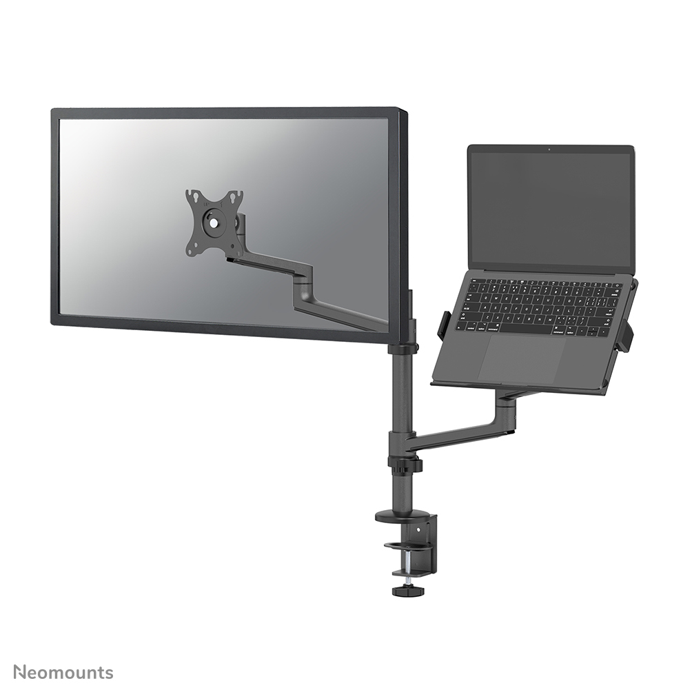 Neomounts NEXT Lite Laptop + Screen Desk Mount (clamp/grommet)