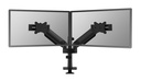 Neomounts NEXT One SL Desk Mount doubledisplay sliding VESA (Topfix clamp/grommet)