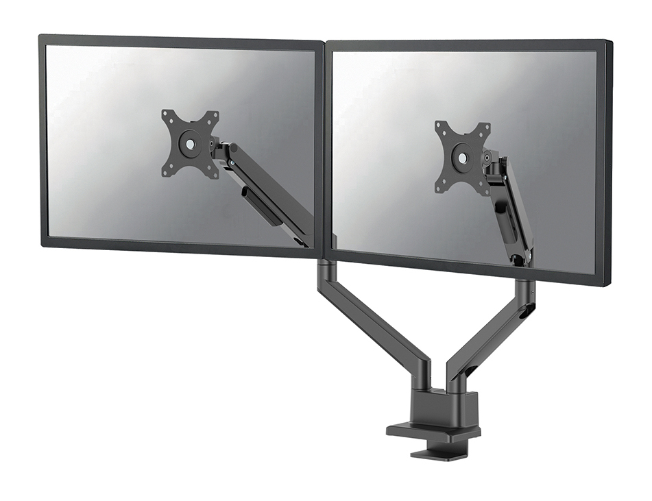 Neomounts NEXT Slim Desk Mount double display (Topfix clamp/grommet)