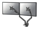 Neomounts NEXT Slim Desk Mount double display (Topfix clamp/grommet)