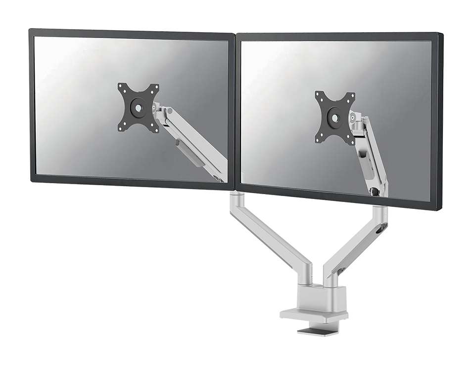 Neomounts NEXT Slim Desk Mount double display (Topfix clamp/grommet)
