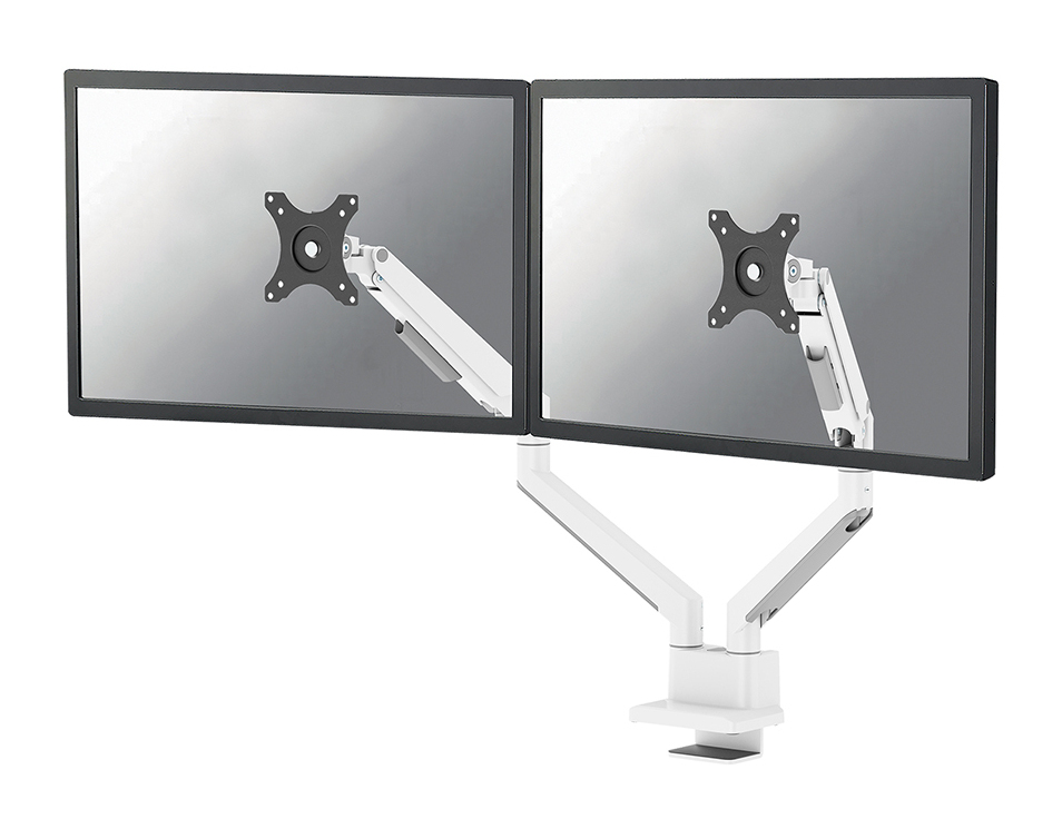 Neomounts NEXT Slim Desk Mount double display (Topfix clamp/grommet)