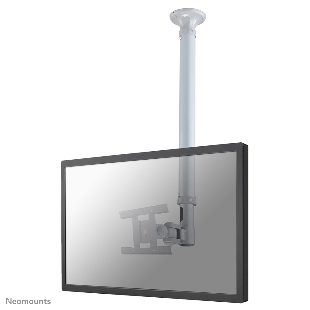Neomounts Neomounts FPMA-C100SILVER Monitor/TV-beugel plafond 10-30" - h 79-129 cm