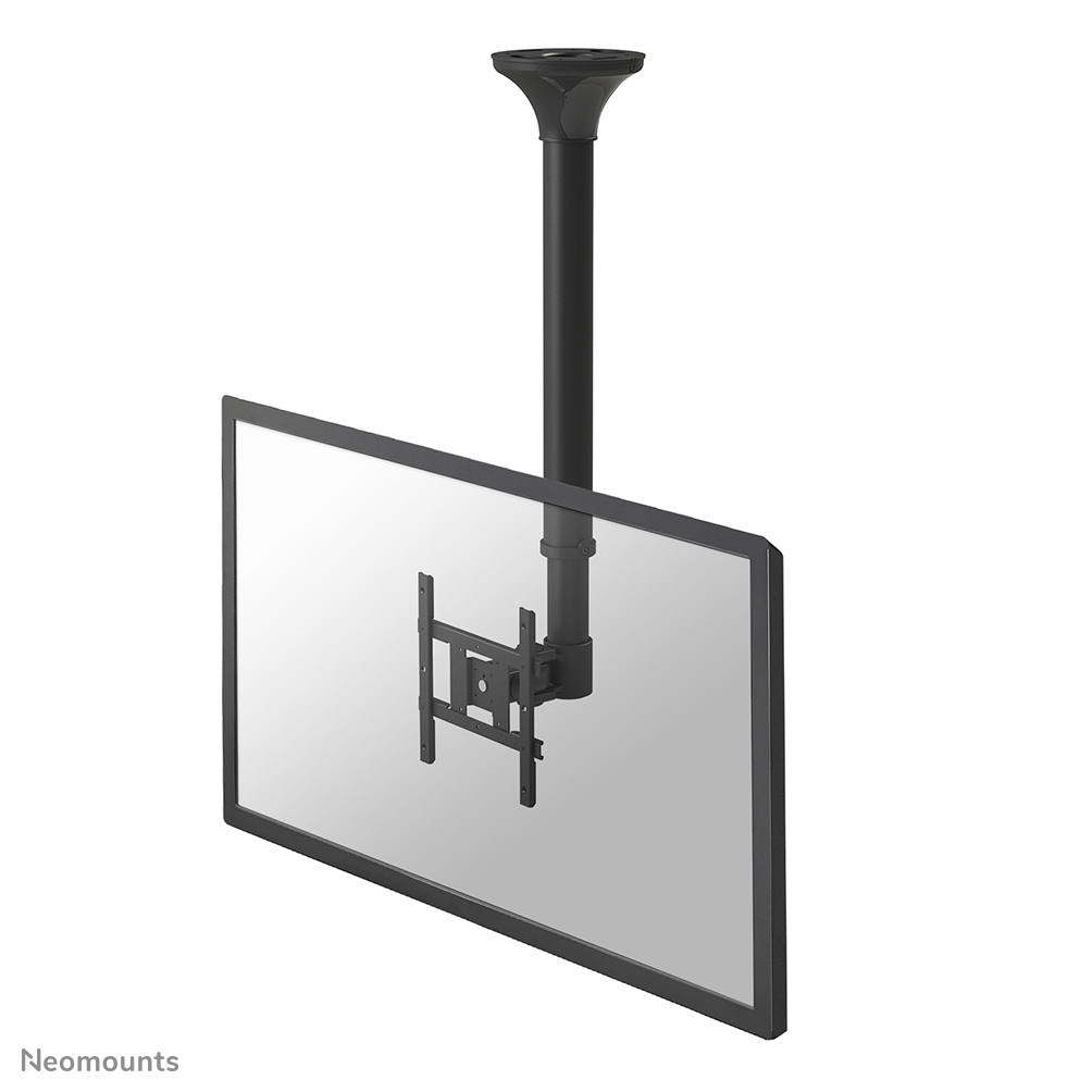 Neomounts Neomounts FPMA-C200BLACK Monitor/TV-beugel plafond 10-40" - h 64-104 cm