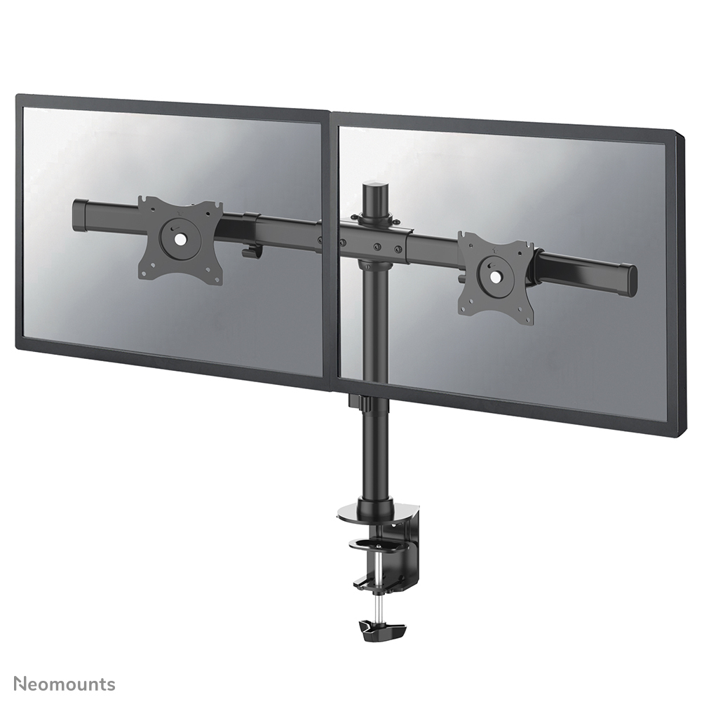 Neomounts Flat Screen Desk Mount (clamp/grommet) - Crossbar