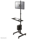 Neomounts Mobile Workplace Floor Stand (monitor keyboard/mouse & PC)