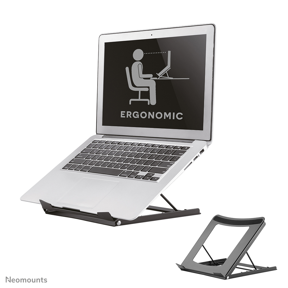 Neomounts Notebook Desk Stand (ergonomic can be positioned in 5 steps)