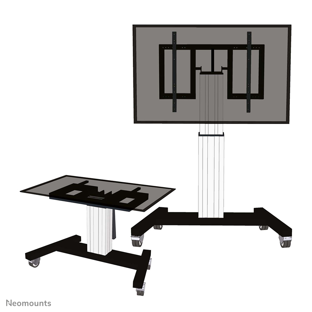 Neomounts Neomounts PLASMA-M2500TSILVER TV trolley 42-100" - gemotoriseerd - tafel kantelfunctie