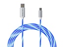 Oniverse Oniverse ONICAB1-CTYPEC2-LED USB-kabel 2 m USB A USB C Blauw, Zilver