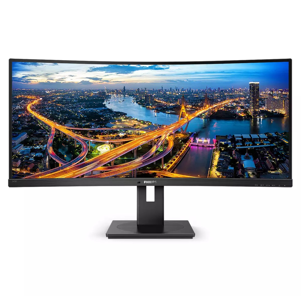 [345B1C/00] Philips Philips B Line 345B1C/00 computer monitor 86,4 cm (34") 3440 x 1440 Pixels Quad HD LCD Zwart