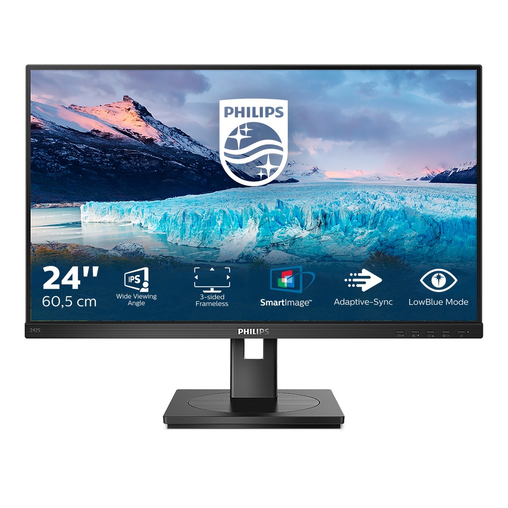 [242S1AE/00] Philips Philips S Line 242S1AE/00 computer monitor 60,5 cm (23.8") 1920 x 1080 Pixels Full HD LED Zwart