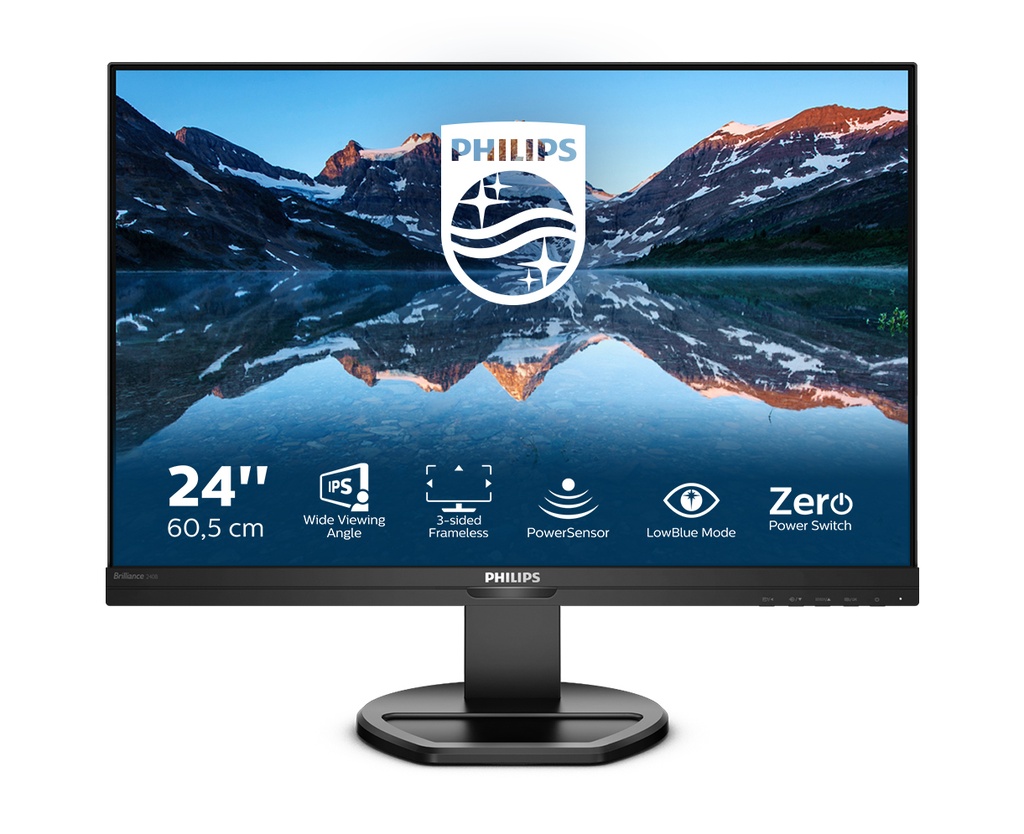 [240B9/00] Philips Philips B Line 240B9/00 computer monitor 61,2 cm (24.1") 1920 x 1200 Pixels WUXGA LED Zwart