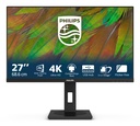Philips Philips 3000 series 27B1N3800/00 computer monitor 68,6 cm (27") 3840 x 2160 Pixels 4K Ultra HD LCD Zwart