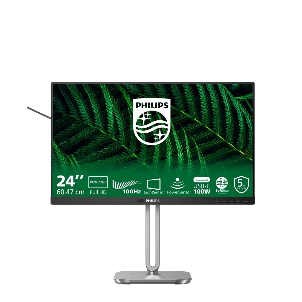 [24B2G5301/00] Philips Philips 5000 series 24B2G5301/00 computer monitor 60,5 cm (23.8") 1920 x 1080 Pixels Full HD LCD Zwart