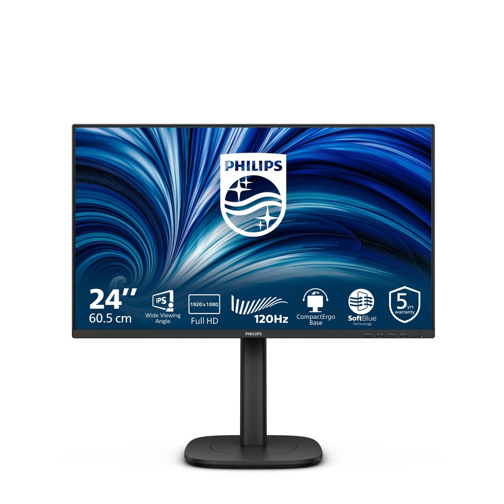 [24B2N3200J/00] Philips Philips 3000 series 24B2N3200J/00 computer monitor 60,5 cm (23.8") 1920 x 1080 Pixels Full HD LCD Zwart