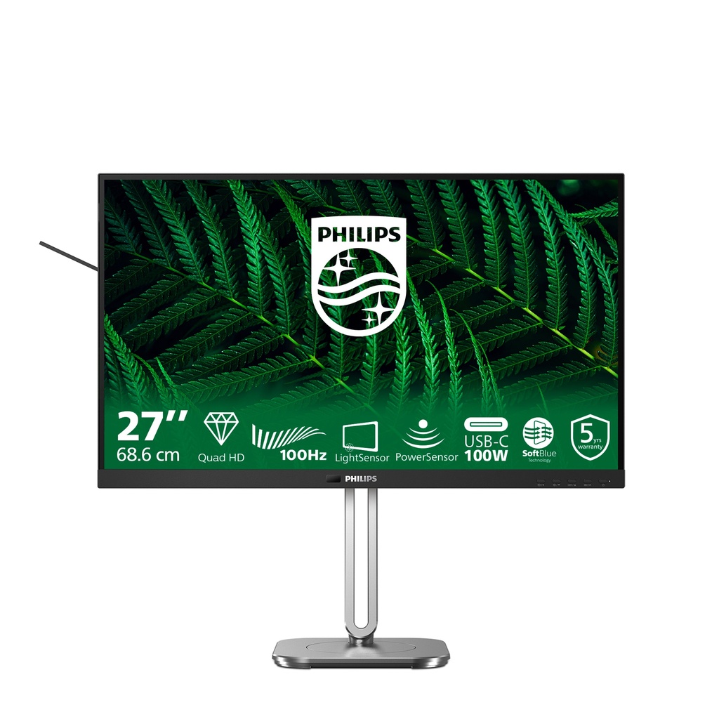 [27B2G5601/00] Philips Philips 5000 series 27B2G5601/00 computer monitor 68,6 cm (27") 2560 x 1440 Pixels Quad HD LCD Zwart