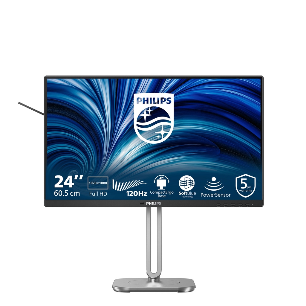 Philips Philips 4000 series 24B2N4200/00 computer monitor 60,5 cm (23.8") 1920 x 1080 Pixels Full HD LCD Grijs