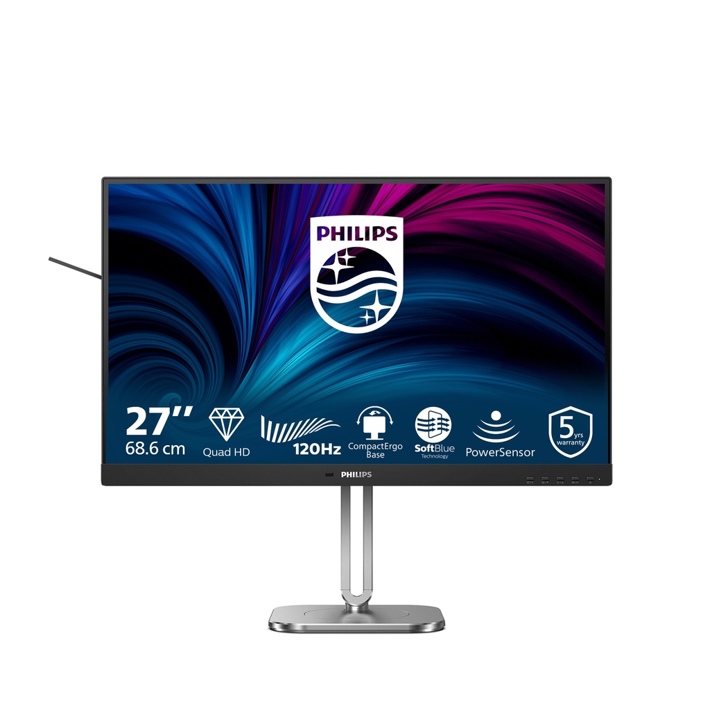 [27B2N4500/00] Philips Philips 4000 series 27B2N4500/00 computer monitor 68,6 cm (27") 2560 x 1440 Pixels Quad HD LCD Grijs