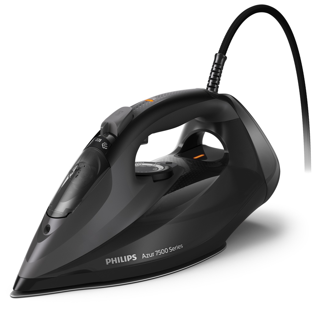 Steam Iron 3200W - 55/min - 260 SOS - SteamGlide Elite - 2m cord 300ml - Quick Calc Release - Black