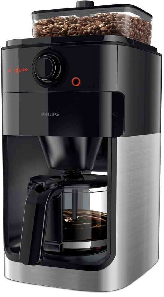 Philips Philips Grind & Brew HD7767/00 Koffiezetapparaat met druppelfilter, 1,2 liter