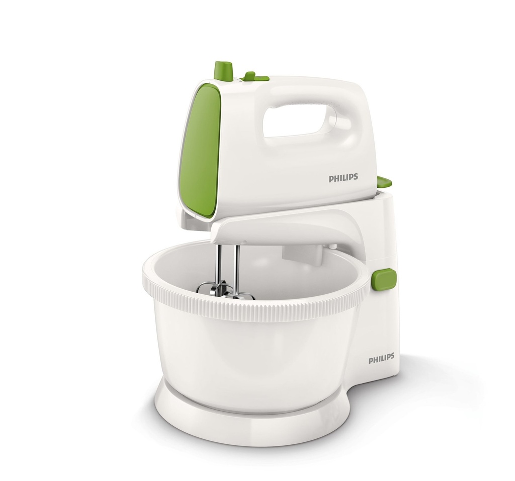 Philips Philips Daily Collection HR1559/40 mixer Staande mixer 170 W Groen, Wit