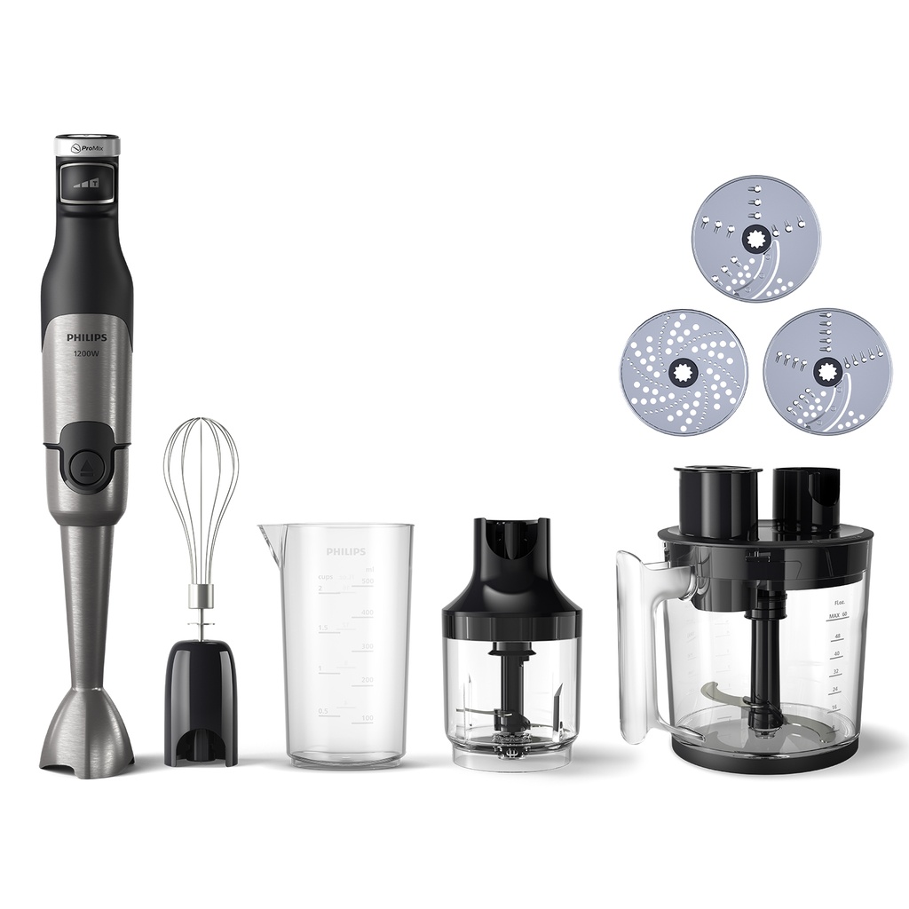 Hand blender Handblender 5000 1200W whisk compact chopper 0 5L food processor 17L