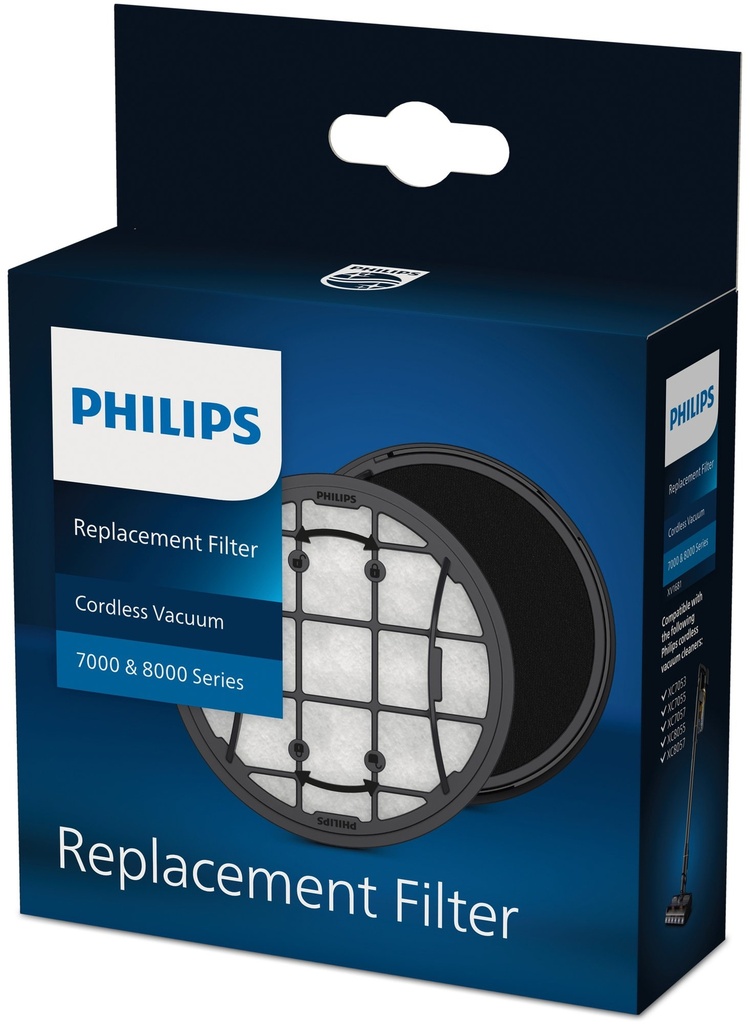 Philips Philips Cordless VC 7000 & 8000 Series XV1681/01 Vervangend filter