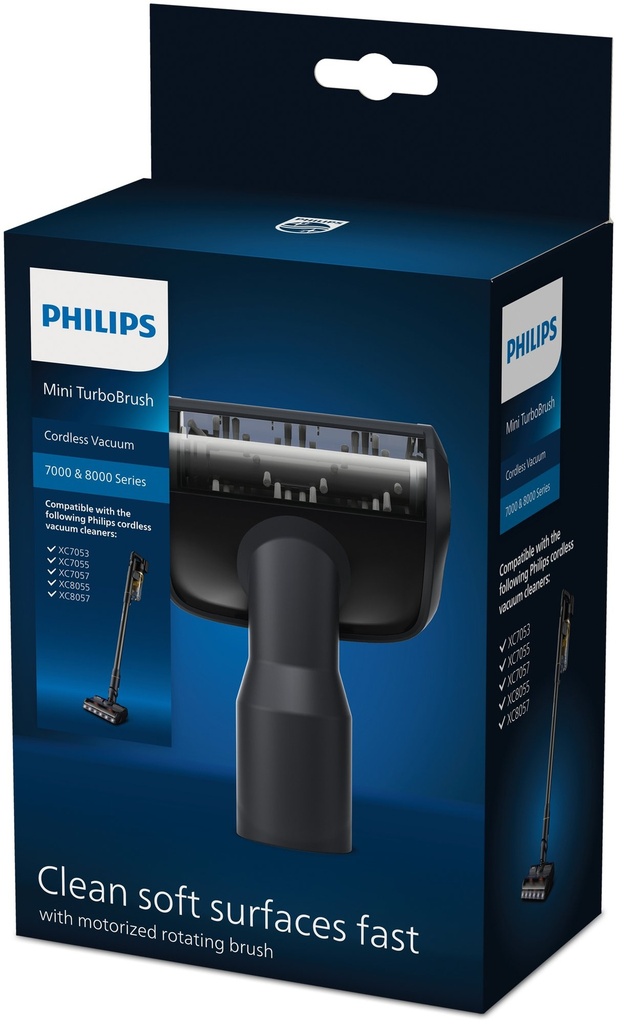 Philips Philips Cordless VC 7000 & 8000 Series XV1684/01 Mini-turboborstel