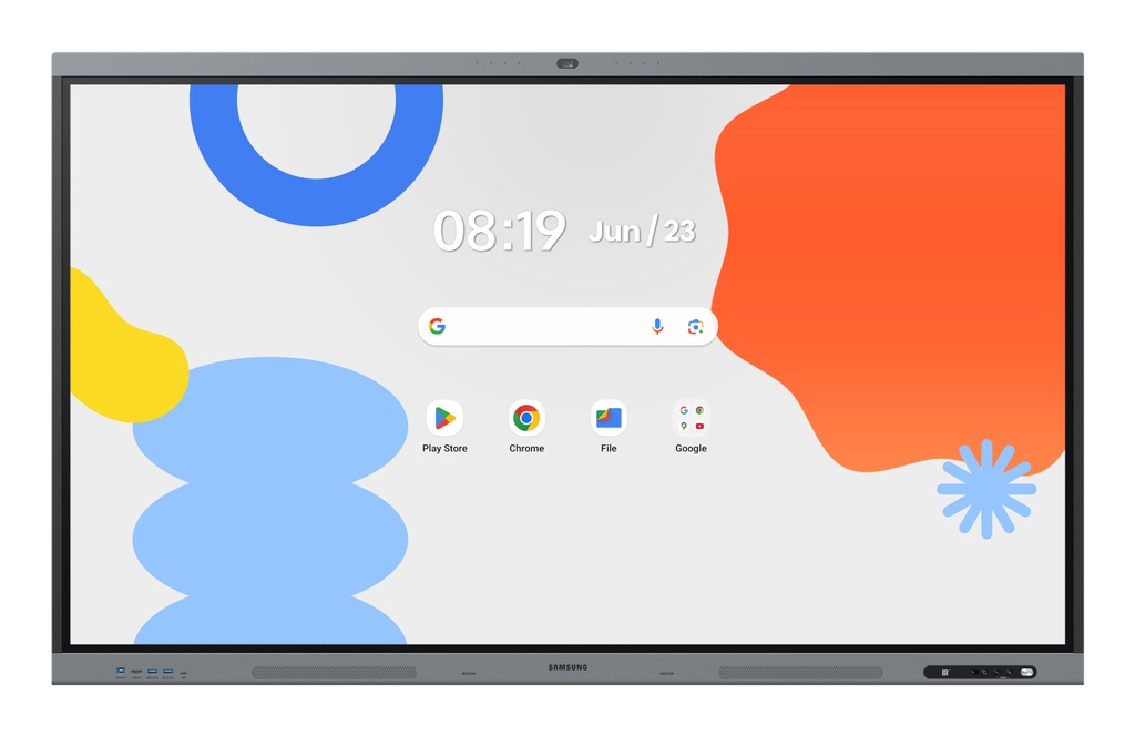 Samsung Samsung LH86WAFPLGC interactief whiteboard 2,18 m (86") 3840 x 2160 Pixels Touchscreen Zwart, Grijs