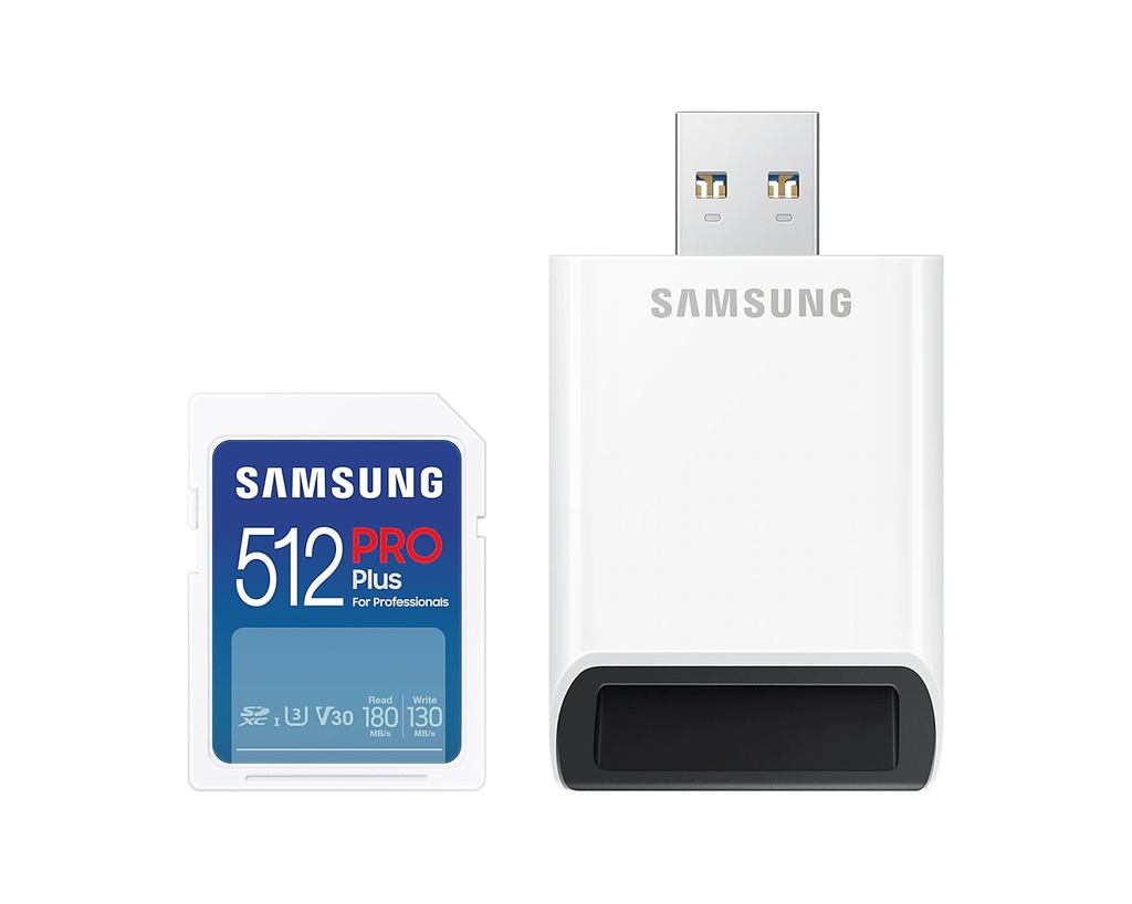 Samsung Samsung PRO Plus MB-SD512SB/WW flashgeheugen 512 GB SDXC UHS-I