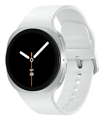 Samsung Samsung Galaxy Watch 8 3,3 cm (1.3") AMOLED 40 mm Digitaal 438 x 438 Pixels Touchscreen Zilver Wifi GPS