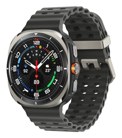 Samsung Samsung Galaxy Watch Ultra 3,81 cm (1.5") AMOLED 47 mm Digitaal 480 x 480 Pixels Touchscreen 4G Zilver Wifi GPS