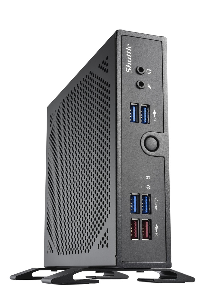 [DS50U3] Shuttle Shuttle XPC slim Barebone DS50U3, Intel i3-1315U, 2x LAN (1x 2.5Gbit ,1x 1Gbit), 1xCOM,1xHDMI,1xDP, 1x VGA, ventilatorloos , 24/7 permanent gebruik