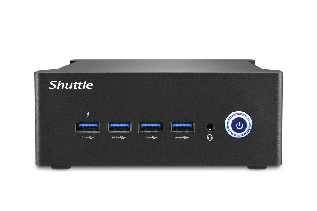 [NT10H9] Shuttle Shuttle Nano PC NT10H9, Intel Core Ultra 9 185H, Intel Arc graphics, 2xHDMI, 2xUSB 4.0 (DP), 2x2.5Gbit LAN, incl. VESA, 24/7 permanent gebruik
