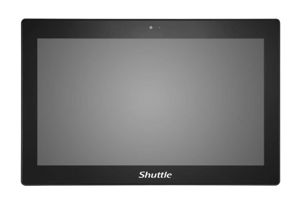 [P15WL01-I5 BLUE] Shuttle Shuttle All-In-One Panel PC Barebone P15WL01-i5 blauw, 15.6" Multi-Touch-Screen, i5-8365UE, 2xLAN, IP65, ventilatorloos , 24/7 permanent gebruik