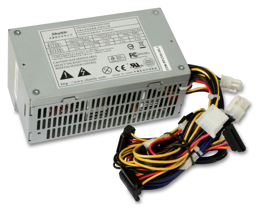 Shuttle Shuttle PC55 power supply unit 450 W Grijs