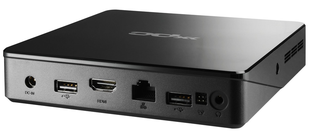 [NS02EV2 (FANLESS)] Shuttle Shuttle XPC nano NS02EV2 Rockchip RK3368 2 GB DDR3L-SDRAM 16 GB eMMC Android 8.1 Nettop Mini PC Zwart