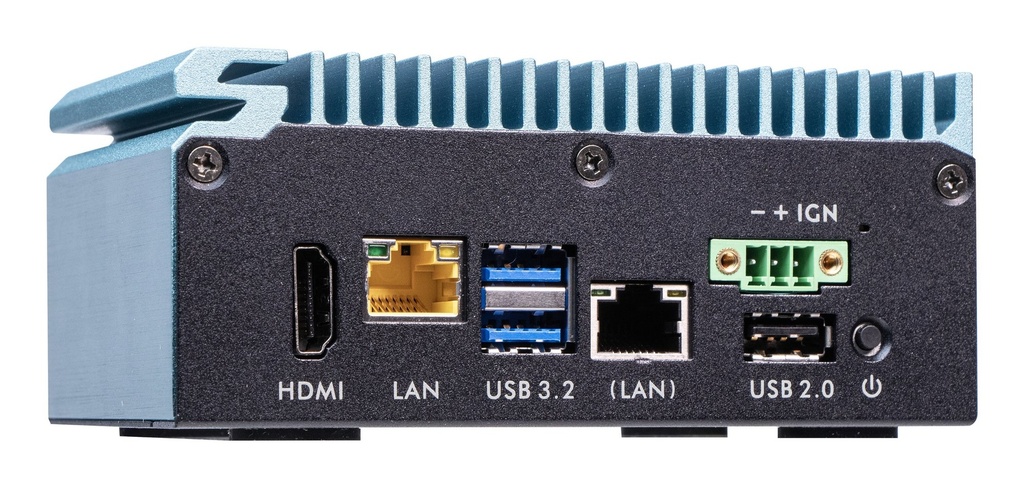 [SPCEL02WA] Shuttle Shuttle Edge PC System SPCEL02WA , Intel Celeron J6412, Windows 11 IoT, 8GB RAM, 120GB M.2 SATA, 1x HDMI, 2x 2.5G LAN, 1x COM, DIO, 12-24V, ventilatorloos, 24/7 permanent gebruik, incl. incl. VESA & DIN-RAIL mount
