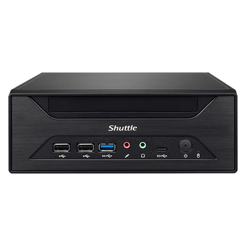[XH610] Shuttle Shuttle XPC slim Barebone XH610 - S1700, Intel H610, 1xDP, 1xHDMI, 1x VGA, 2x COM (RS232), 2x LAN (2.5G and 1G), 1x slim 5.25", 2x 3.5", 2x M.2, 24/7 permanent gebruik