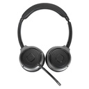 Targus Targus AEH104GL hoofdtelefoon/headset Bedraad en draadloos Hoofdband Oproepen/muziek USB Type-C Bluetooth Zwart